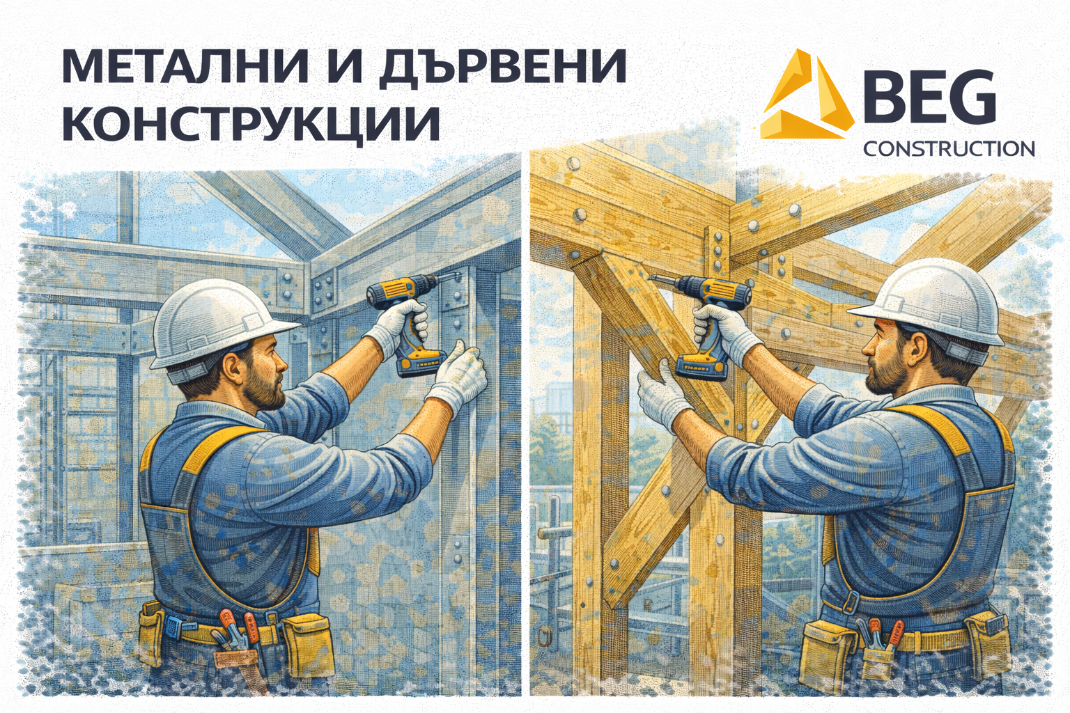 Метални и Дървени конструкции